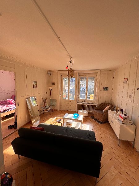 Wohnzimmer (links und rechts sind die Schlafzimmer