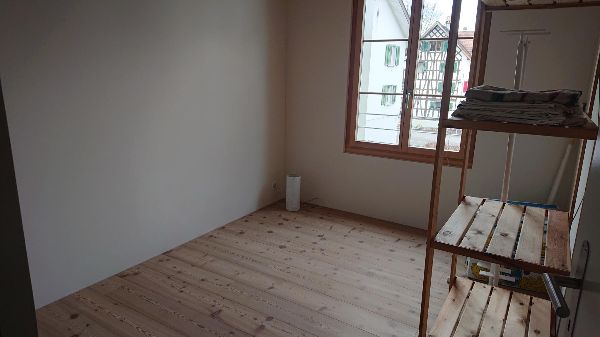 Das Zimmer - hier beim Einzug