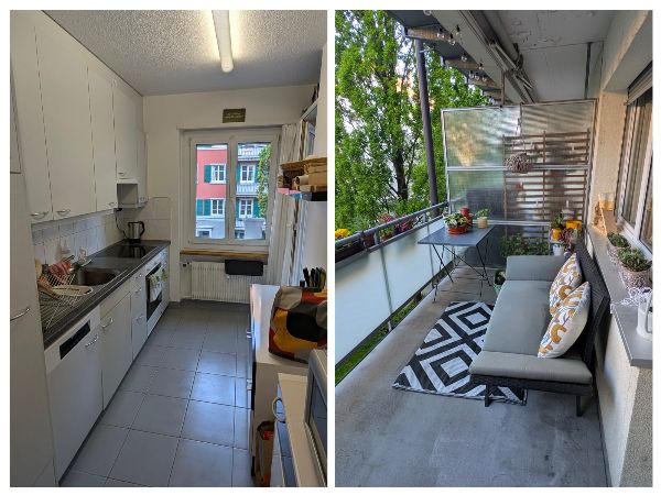 kitchen/balcony