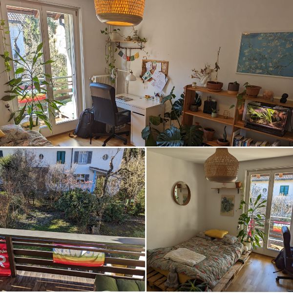 Zimmer mit Balkon