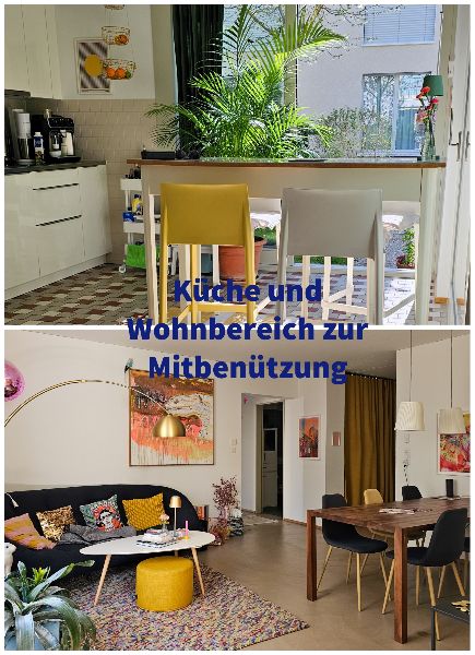 Küche, Wohnzimmer zur Mitbenützung
