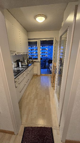 Kitchen and a bigger balcony