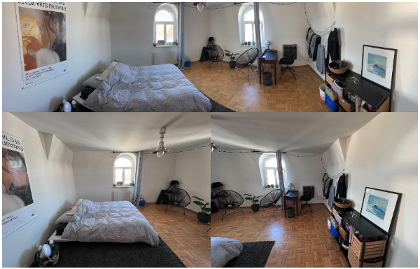 Dein Zimmer - oben panorama - unten normale :D 